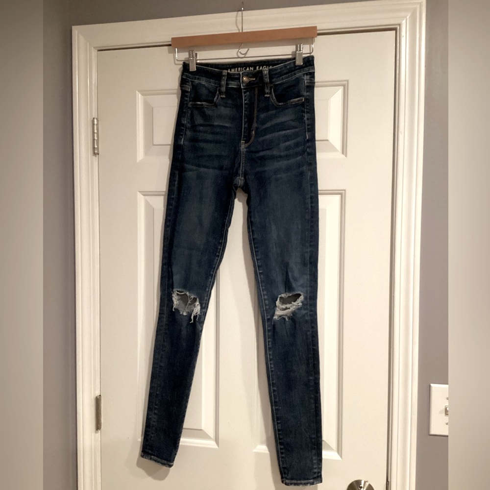 American Eagle Next Level Stretch Super Hi-Rise Jeggins 2 Long